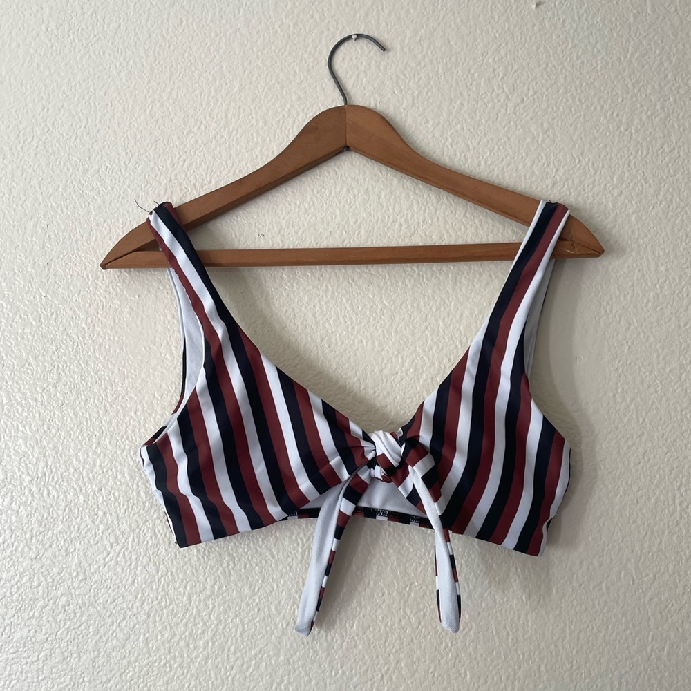 Striped Bikini Top